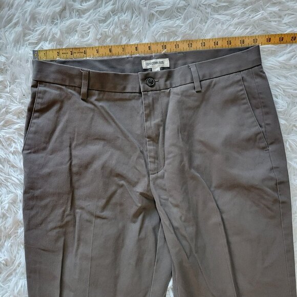 Goodthreads Gray Straight Men's Slack Pants - Size 34x30 - Picture 8 of 13